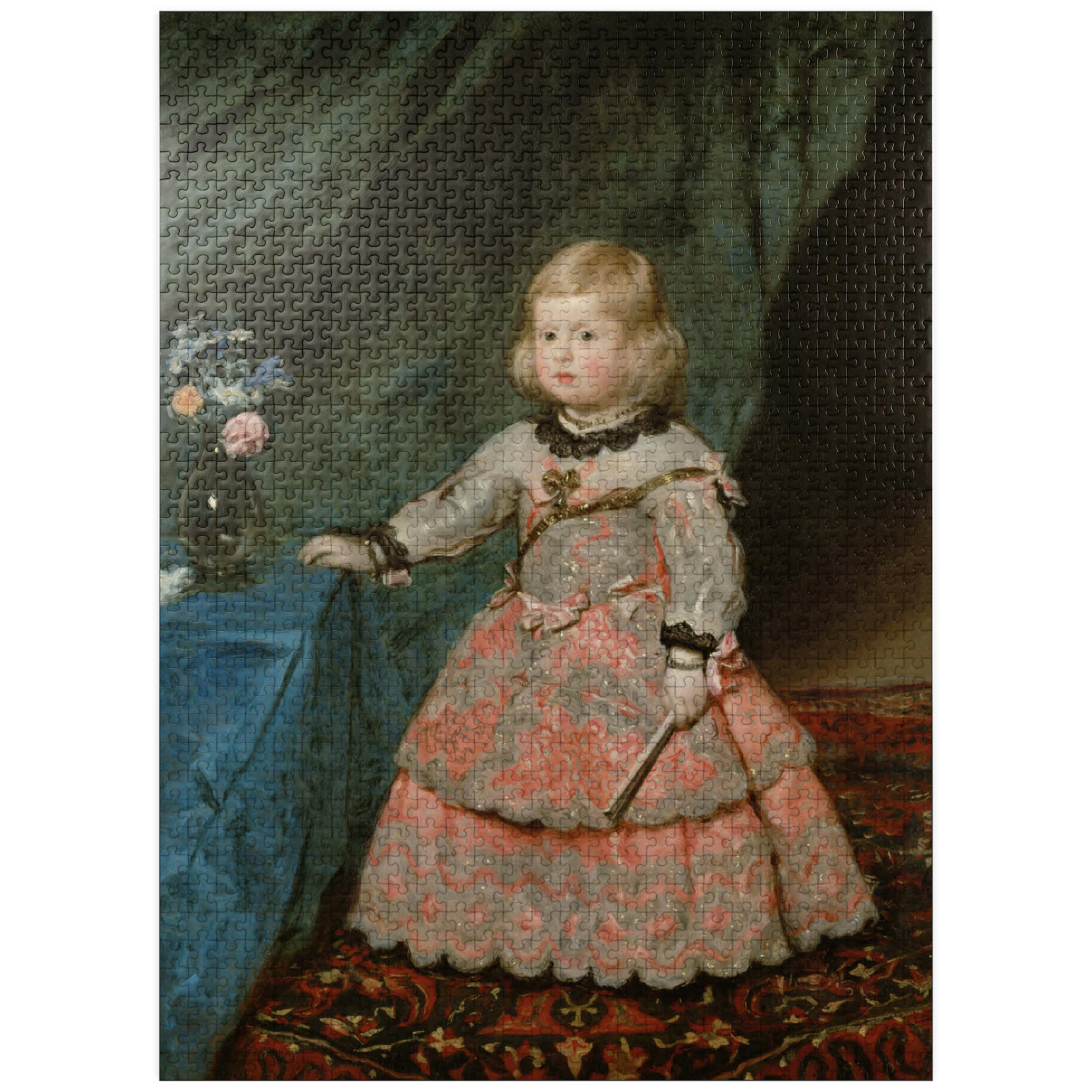 infanta margarita teresa in a pink dress Diego Velzquez