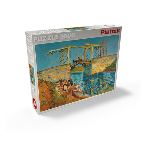 Piatnik: The bridge of Langlois in Arles 1000 Jigsaw Puzzle box view2