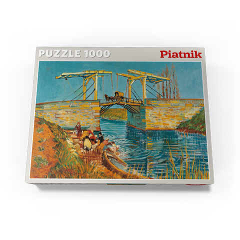 Piatnik: The bridge of Langlois in Arles 1000 Jigsaw Puzzle box view3