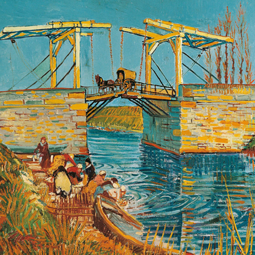 Piatnik: The bridge of Langlois in Arles 1000 Jigsaw Puzzle 3D Modell