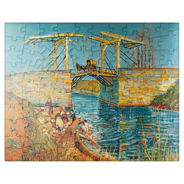 puzzleplate Piatnik: The bridge of Langlois in Arles 100 Jigsaw Puzzle