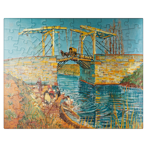 puzzleplate Piatnik: The bridge of Langlois in Arles 100 Jigsaw Puzzle