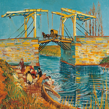 Piatnik: The bridge of Langlois in Arles 100 Jigsaw Puzzle 3D Modell