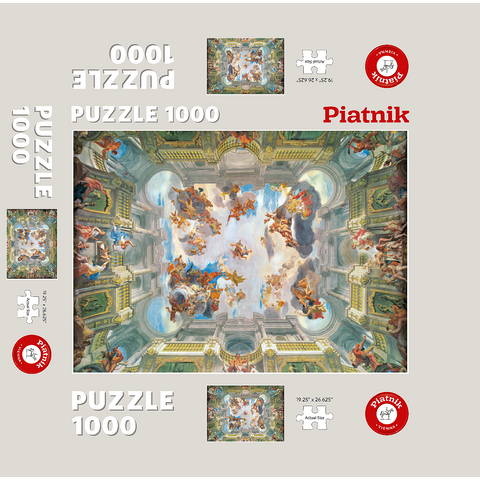 Piatnik: Deeds of Hercules and His Apotheosis 1000 Jigsaw Puzzle box 3D Modell