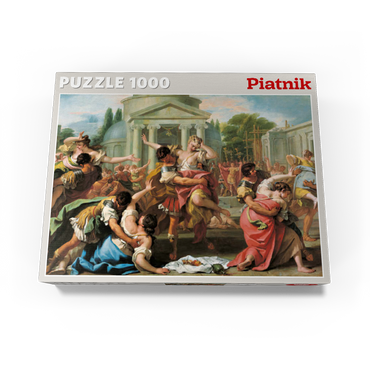 Piatnik: The Rape of the Sabines 1000 Jigsaw Puzzle box view3