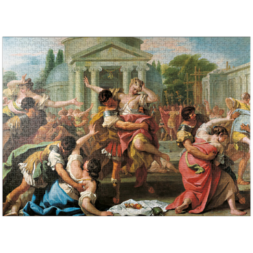 puzzleplate Piatnik: The Rape of the Sabines 1000 Jigsaw Puzzle