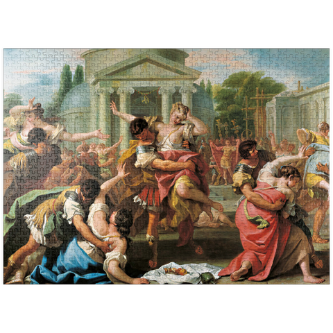 puzzleplate Piatnik: The Rape of the Sabines 1000 Jigsaw Puzzle