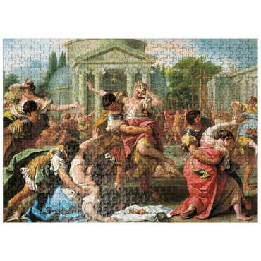 puzzleplate Piatnik: The Rape of the Sabines 500 Jigsaw Puzzle