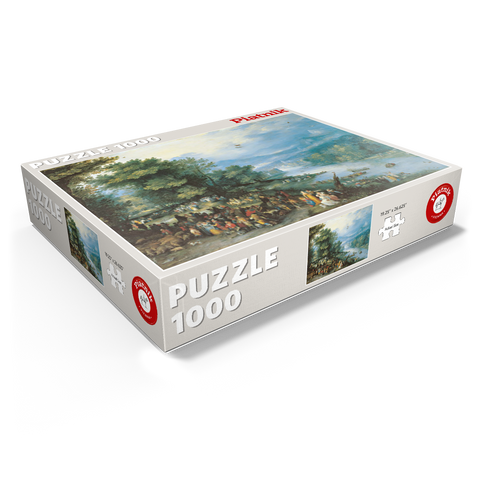 Piatnik: Landscape with the young Tobias 1000 Jigsaw Puzzle box view1