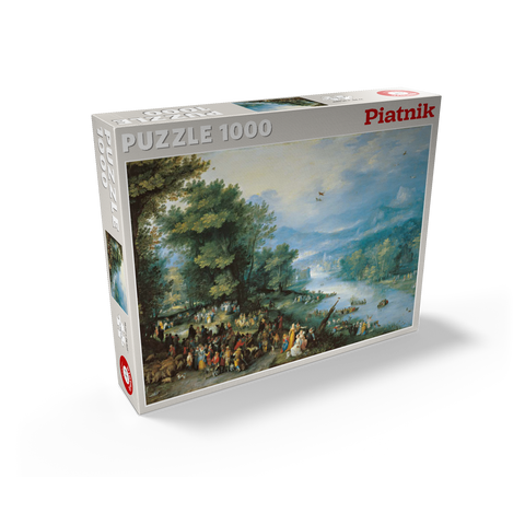 Piatnik: Landscape with the young Tobias 1000 Jigsaw Puzzle box view2