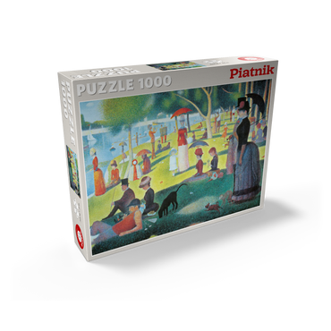 Piatnik: A Sunday afternoon on the island of La Grande Jatte 1000 Jigsaw Puzzle box view2