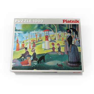 Piatnik: A Sunday afternoon on the island of La Grande Jatte 1000 Jigsaw Puzzle box view3