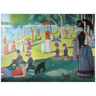 puzzleplate Piatnik: A Sunday afternoon on the island of La Grande Jatte 1000 Jigsaw Puzzle