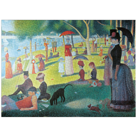 puzzleplate Piatnik: A Sunday afternoon on the island of La Grande Jatte 1000 Jigsaw Puzzle