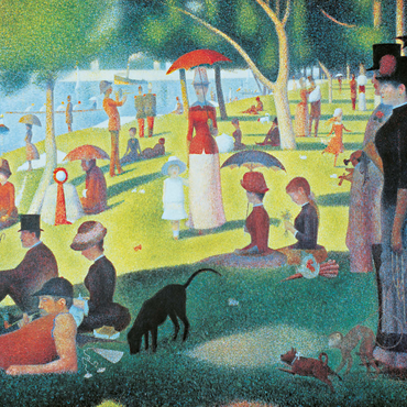 Piatnik: A Sunday afternoon on the island of La Grande Jatte 1000 Jigsaw Puzzle 3D Modell