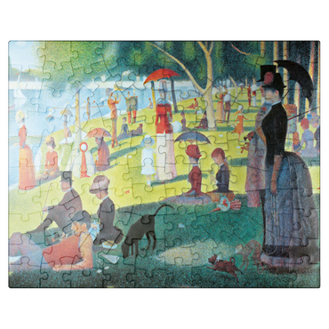 puzzleplate Piatnik: A Sunday afternoon on the island of La Grande Jatte 100 Jigsaw Puzzle