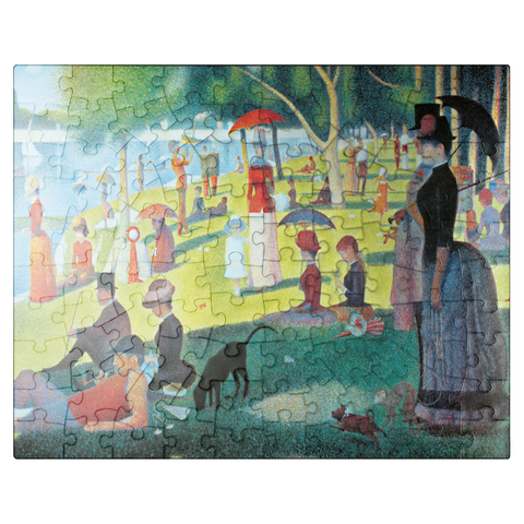 puzzleplate Piatnik: A Sunday afternoon on the island of La Grande Jatte 100 Jigsaw Puzzle