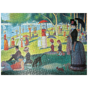 puzzleplate Piatnik: A Sunday afternoon on the island of La Grande Jatte 500 Jigsaw Puzzle