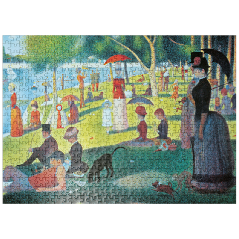 puzzleplate Piatnik: A Sunday afternoon on the island of La Grande Jatte 500 Jigsaw Puzzle