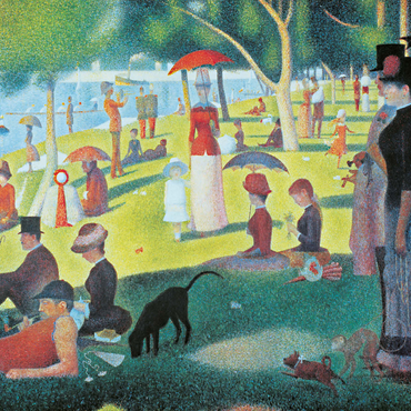 Piatnik: A Sunday afternoon on the island of La Grande Jatte 500 Jigsaw Puzzle 3D Modell