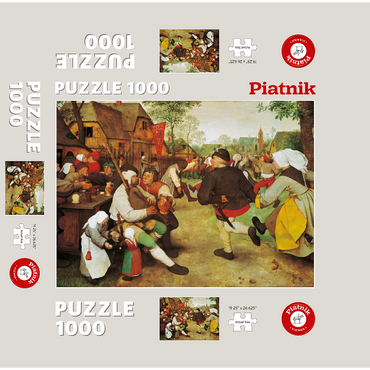 Piatnik: The peasant dance 1000 Jigsaw Puzzle box 3D Modell