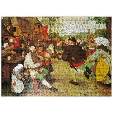 puzzleplate Piatnik: The peasant dance 500 Jigsaw Puzzle