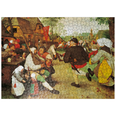 puzzleplate Piatnik: The peasant dance 500 Jigsaw Puzzle