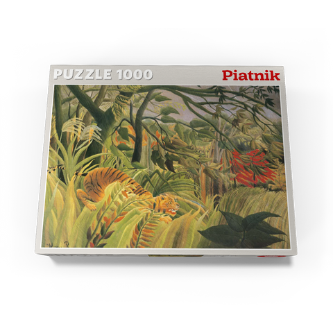 Piatnik: Tigers in a tropical storm 1000 Jigsaw Puzzle box view3