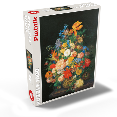 Piatnik: A bouquet of flowers in a vase 1000 Jigsaw Puzzle box view2