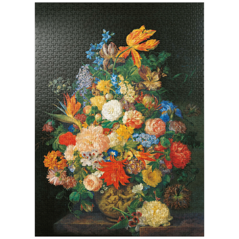 puzzleplate Piatnik: A bouquet of flowers in a vase 1000 Jigsaw Puzzle