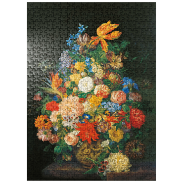 puzzleplate Piatnik: A bouquet of flowers in a vase 500 Jigsaw Puzzle