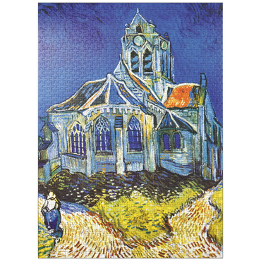 puzzleplate Piatnik: The Church of Auvers 1000 Jigsaw Puzzle