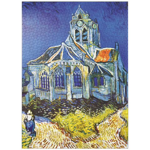 puzzleplate Piatnik: The Church of Auvers 1000 Jigsaw Puzzle