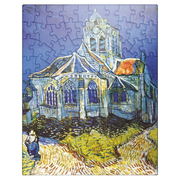 puzzleplate Piatnik: The Church of Auvers 100 Jigsaw Puzzle