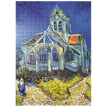 puzzleplate Piatnik: The Church of Auvers 500 Jigsaw Puzzle