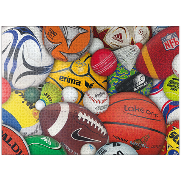 puzzleplate Piatnik: Sports / Balls 1000 Jigsaw Puzzle