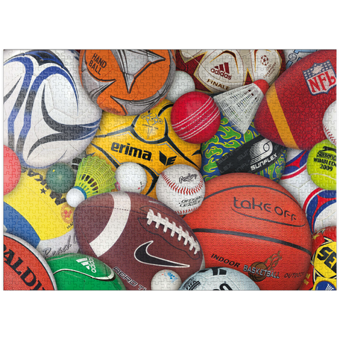 puzzleplate Piatnik: Sports / Balls 1000 Jigsaw Puzzle