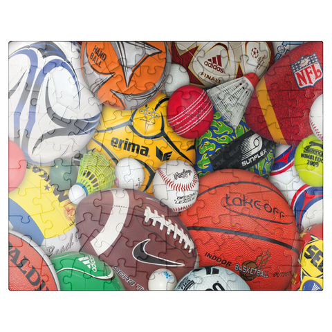 puzzleplate Piatnik: Sports / Balls 100 Jigsaw Puzzle