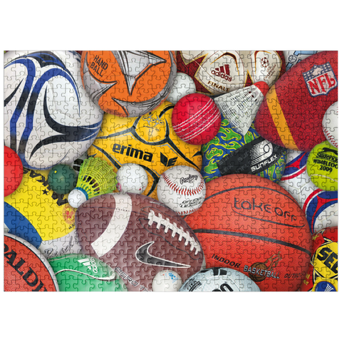 puzzleplate Piatnik: Sports / Balls 500 Jigsaw Puzzle