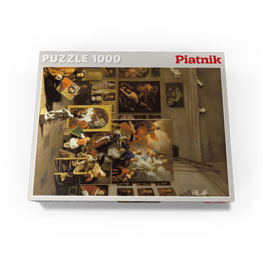 Piatnik: The artist's studio 1000 Jigsaw Puzzle box view3