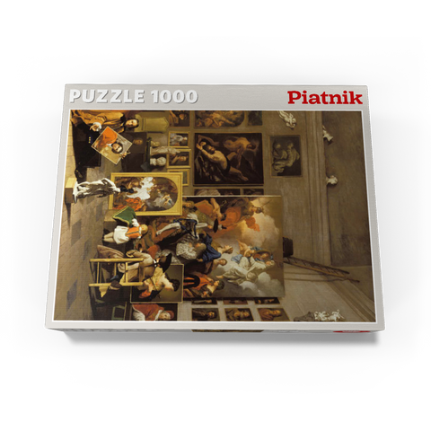 Piatnik: The artist's studio 1000 Jigsaw Puzzle box view3