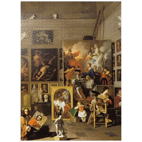 puzzleplate Piatnik: The artist's studio 1000 Jigsaw Puzzle