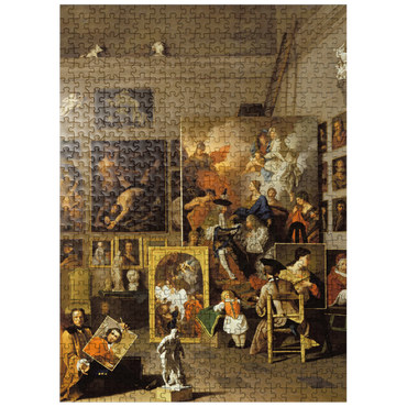 puzzleplate Piatnik: The artist's studio 500 Jigsaw Puzzle