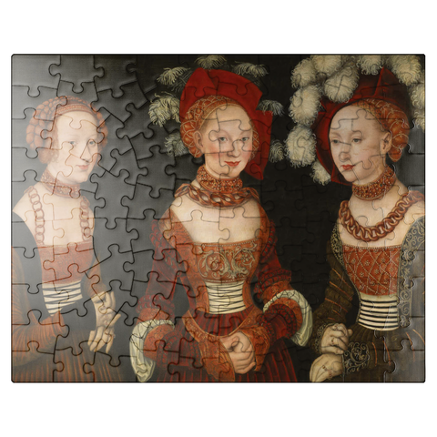 puzzleplate Piatnik: The princesses Sibylla, Emilia and Sidonia 100 Jigsaw Puzzle