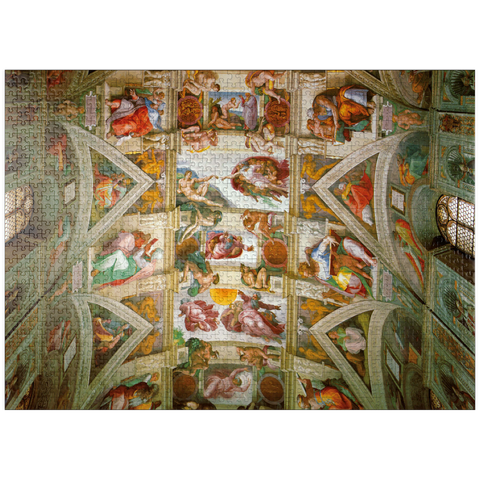 puzzleplate Piatnik: Ceiling painting of the Sistine Chapel 1000 Jigsaw Puzzle