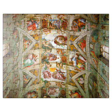 puzzleplate Piatnik: Ceiling painting of the Sistine Chapel 100 Jigsaw Puzzle