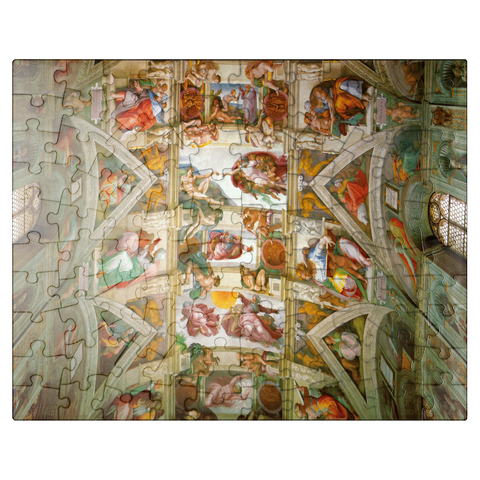 puzzleplate Piatnik: Ceiling painting of the Sistine Chapel 100 Jigsaw Puzzle