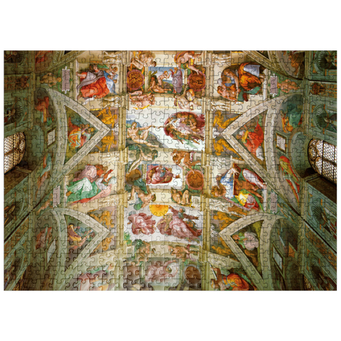 puzzleplate Piatnik: Ceiling painting of the Sistine Chapel 500 Jigsaw Puzzle