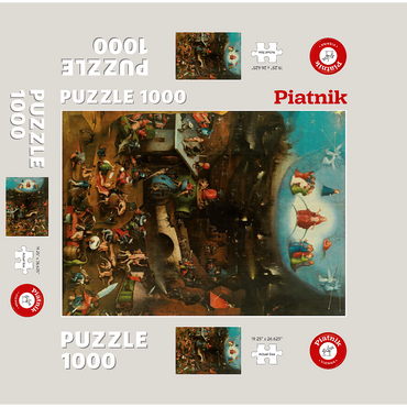 Piatnik: World judgment triptych 1000 Jigsaw Puzzle box 3D Modell