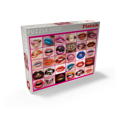 Piatnik: Beauty Lips / lip service 1000 Jigsaw Puzzle box view2